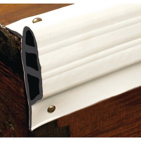 Taylor White, Medium Double Molded Vinyl Dock Edging. 10 ft. Coil 46096